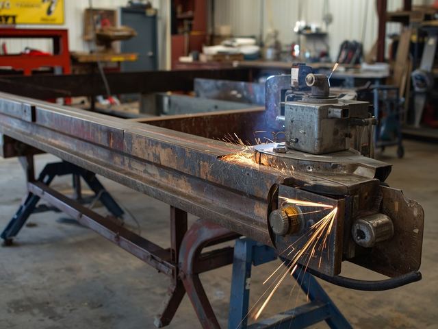 Trailer frame and tongue repair on the shop floor